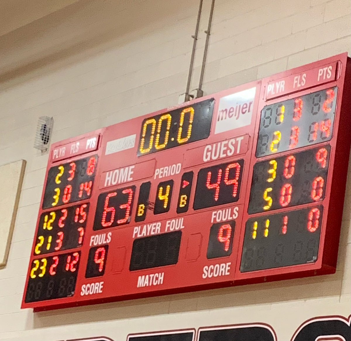 Sophomore Raiders pick up a nice win against HF!  Kendall Cutler goes for 15, Freshman Trey Brost adds 14 and Freshman Bryce Perry has 12!  Great job Raiders!
