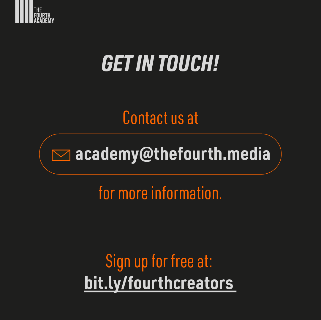 TheFourth_media's tweet photo. How you can get involved: 

1. Set up a #FourthCreators Chapter in your school/university

2. Join our 3D2N Creators Camps (Penang, Malacca, and KL), or

3. Join our Creators Workshops on Zoom

* Grants available for students/schools in #1 and #3

► https://t.co/GWCZxqCY6Z https://t.co/UTmENluNHF