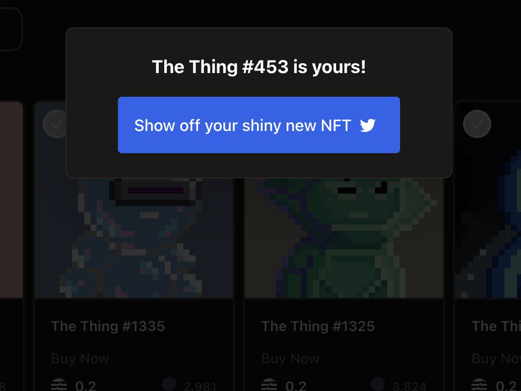I wonder what happens when you buy an NFT on Topaz?

I wonder what this button does...