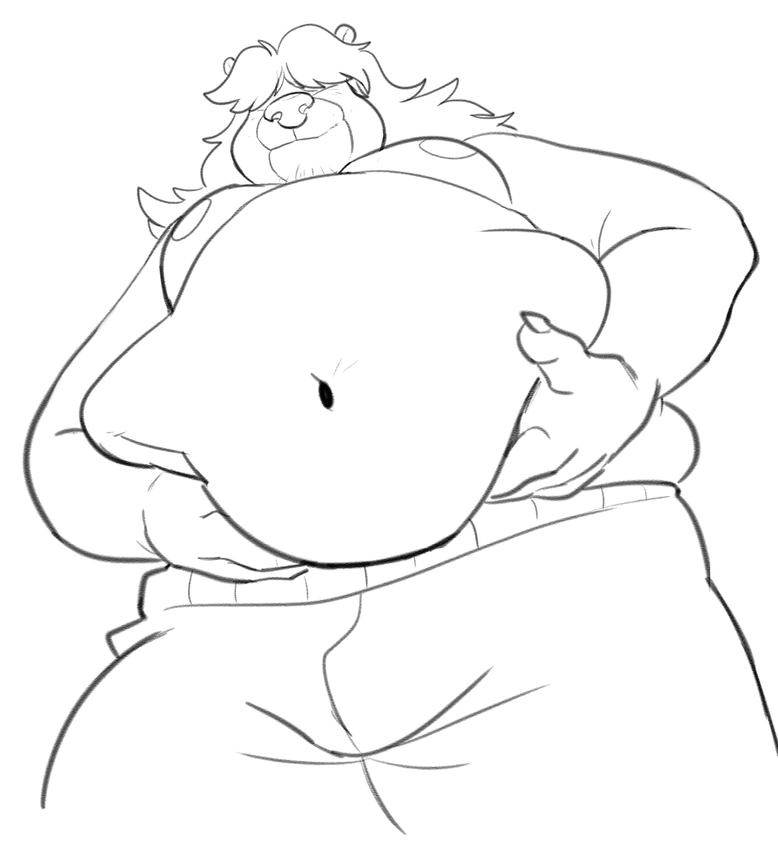 Toon_Raccoon's tweet photo. A welcoming belly. https://t.co/gmirL50hzC