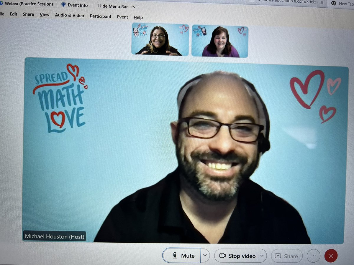 Veronica_math's tweet image. Thanks for being a great Moderator @mikehouston33 !😍 #SpreadMathLove @TICalculators @T3Learns