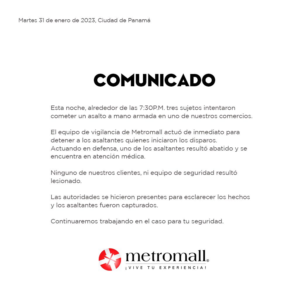 Comunicado: