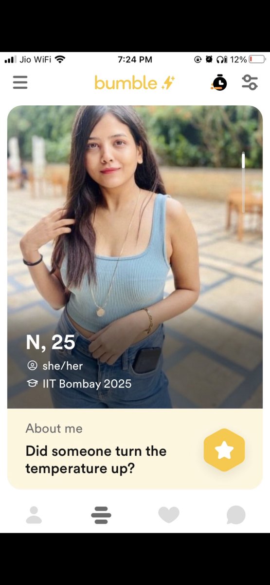 aradhya1402's tweet photo. @bumble Someone has a fake profile of mine operating in Mumbai. There’s no option of reporting it without finding the profile. How should I report this? Kindly get this removed asap. https://t.co/HIP7UaISJI