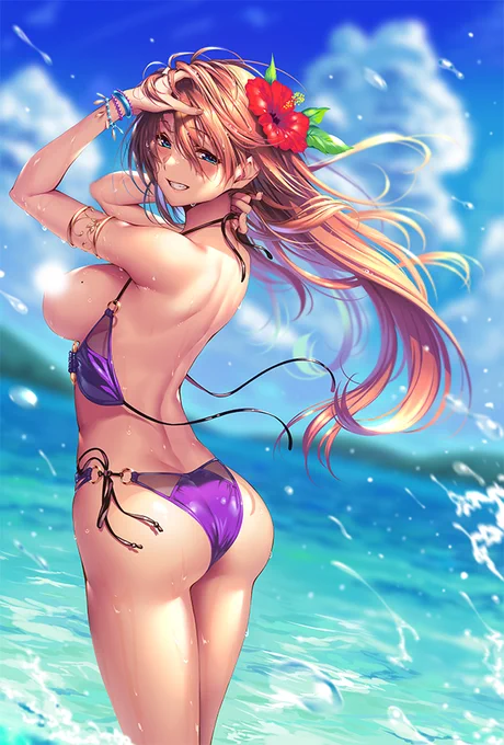 ピロ水氏がエロの祭典『HOT LIMIT2020』のために描き下した、夏×エロスを具現化させた美女「美夏」を立体化!さらに胸元は2種類のビキニトップが付属しますので、秘められたぷるんとしたバストトップもお楽しみいただけます。日本: 