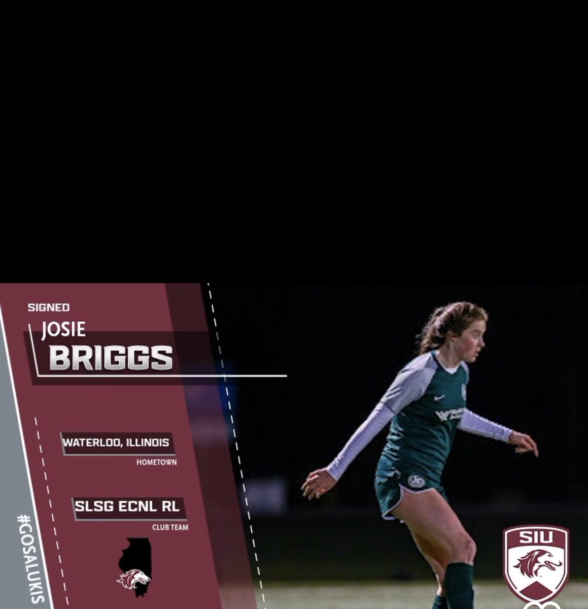 Congrats to Josie Briggs on her commitment to continue her education and soccer career at SIU-Carbondale!