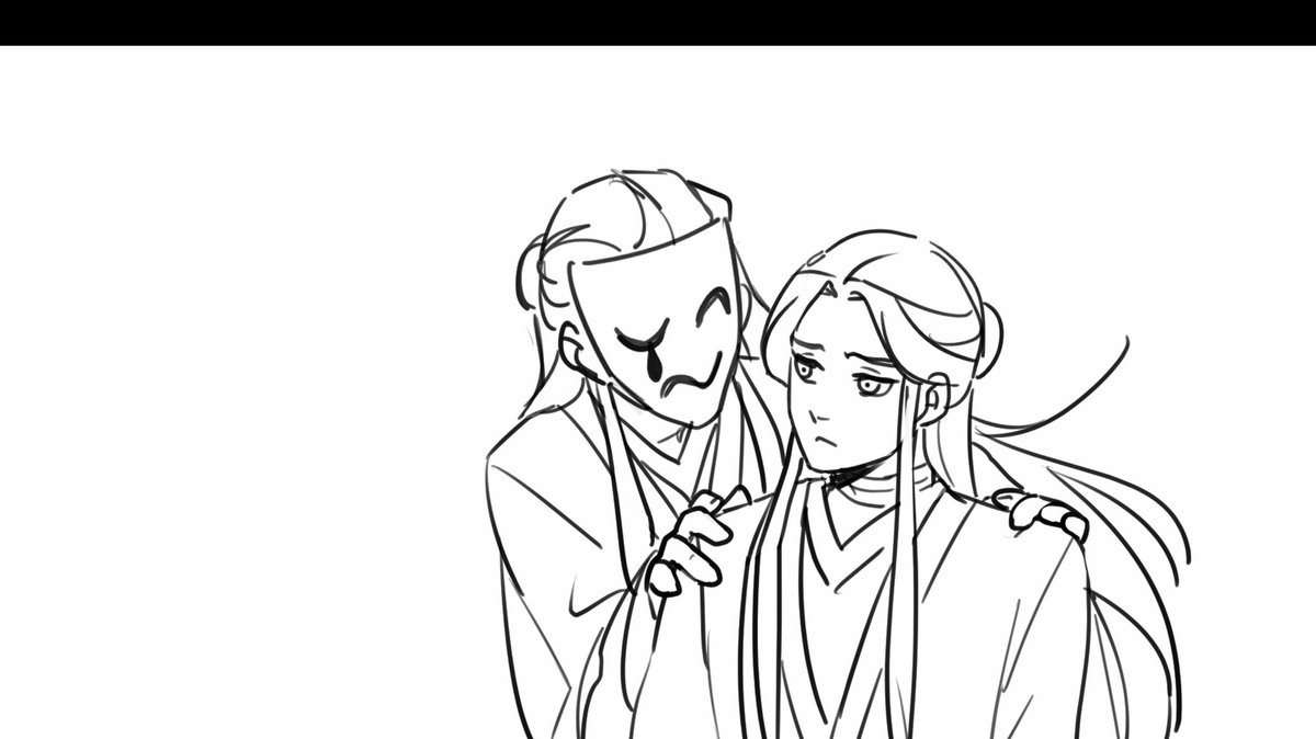 BOOK SPOILERS)) 
Xielian and Junwu as Mother Knows Best Animatics
but it was really an excuse to draw hot jw 37382 times

https://t.co/bQijgLBTCB

#tgcf #HeavenOfficialsBlessing #xielian #junwu #animatic 