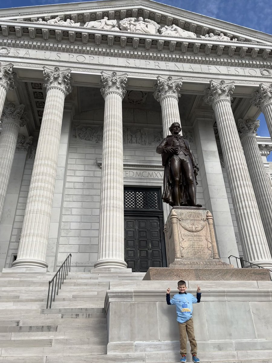 JaimeBrems's tweet image. Had a great time today with my 3rd grader advocating for @StLouis_PS in Jeff City. He shared the reasons his school is important to him and the importance of funding #PublicEducation.  He’ll be back! #MOLeg #WeChooseSLPS