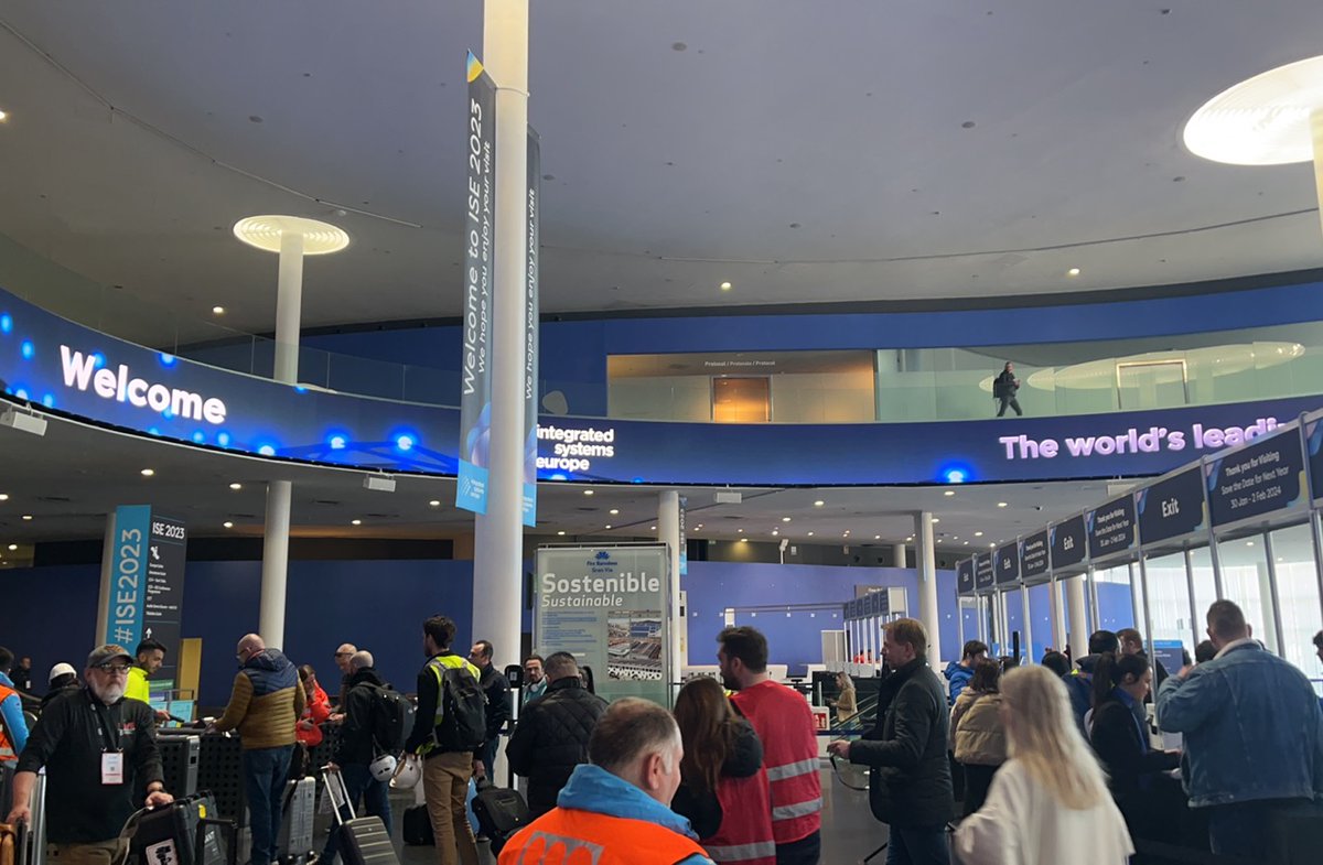 TenveoCamera's tweet photo. โ Day 1 at ISE 2023 Barcelona. Don't forget to stop by our booth 2E110
๐ We can't wait to show you our cameras and spekaerphones for meeting rooms. You are the most welcome to join us!
#tenveo #videoconferencing #speakerphone #meeting #ise #av #ise2023 #videoconferencecamera https://t.co/lS1ywgvb0y