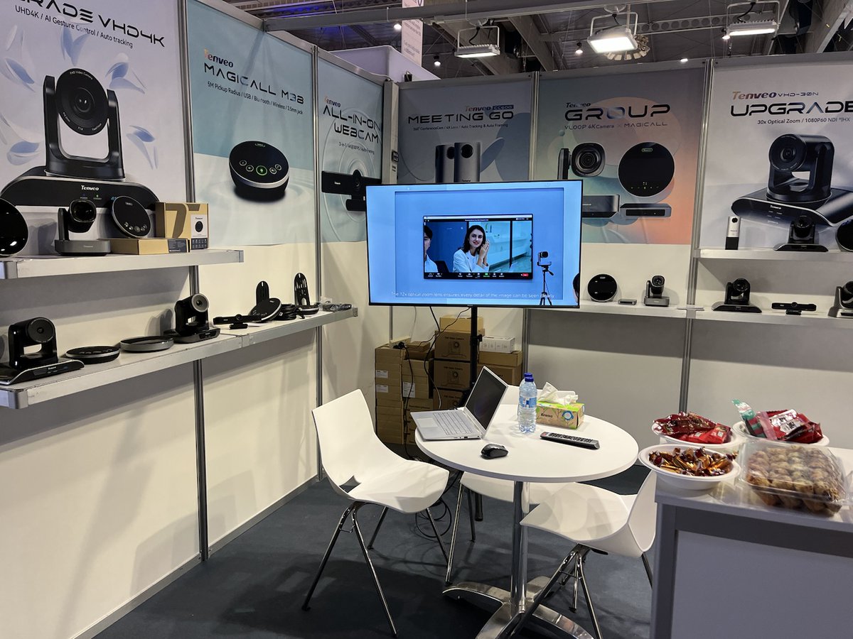 TenveoCamera's tweet photo. โ Day 1 at ISE 2023 Barcelona. Don't forget to stop by our booth 2E110
๐ We can't wait to show you our cameras and spekaerphones for meeting rooms. You are the most welcome to join us!
#tenveo #videoconferencing #speakerphone #meeting #ise #av #ise2023 #videoconferencecamera https://t.co/lS1ywgvb0y