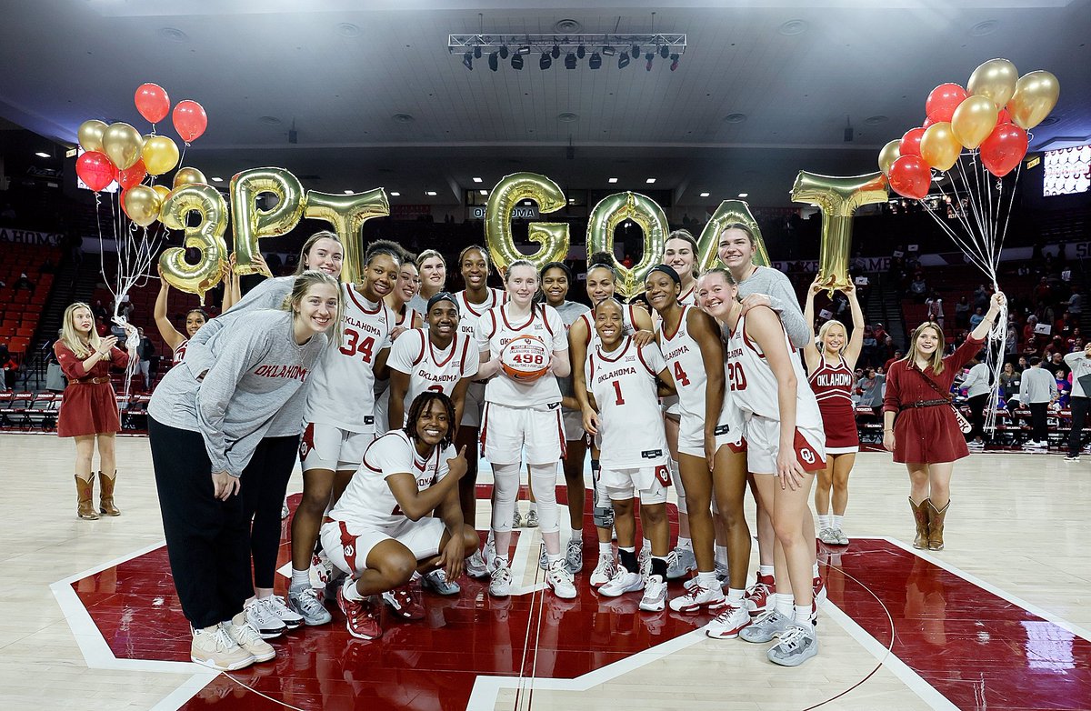 OU_WBBall's tweet photo. A ceremony fit for a ๐๐๐๐๐ ๐
#Sooners x @T_Rob30 https://t.co/1MYK6DxiOh