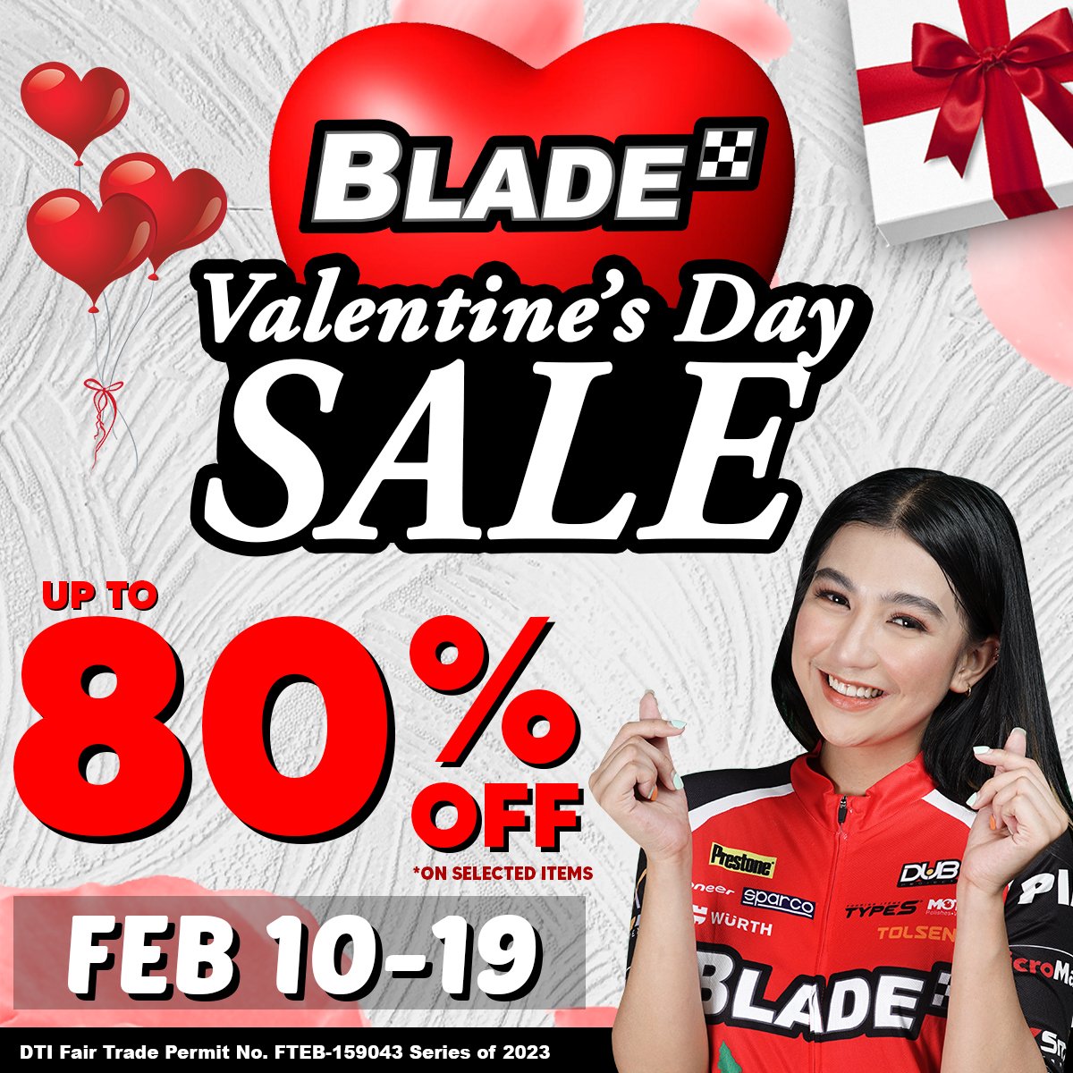 MarketMarketBGC's tweet image. It's the season of Love ❤️ If you're looking for gift ideas for your cars, Blade got you! 🏁

Mark your calendars and save up to 80% on your favorite brands on February 10-19, 2023 🚘

See you at Blade at the 3/F!

#itsBladeitsBetter #BladePH #FunInTheFinds #iLoveMarketMarket