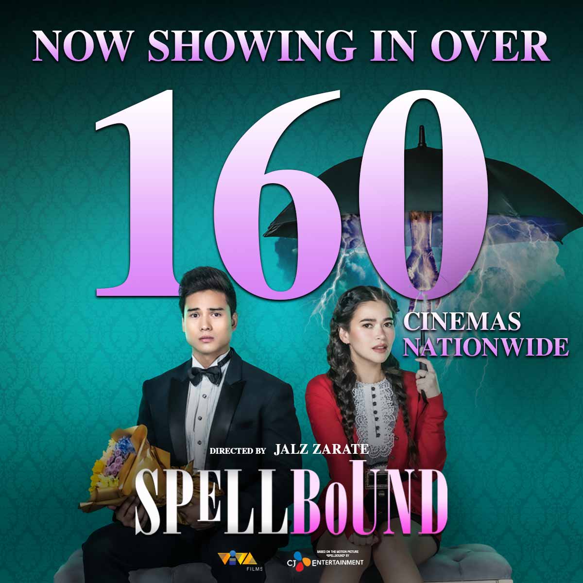 VIVA_Films's tweet photo. Simulan ang February with kilig!
Tara na at mag movie date sa sinehan!

SPELLBOUND is now showing in over 160 cinemas nationwide! #Spellbound #BelaPadilla #MarcoGumabao https://t.co/5ed6gYqRgj