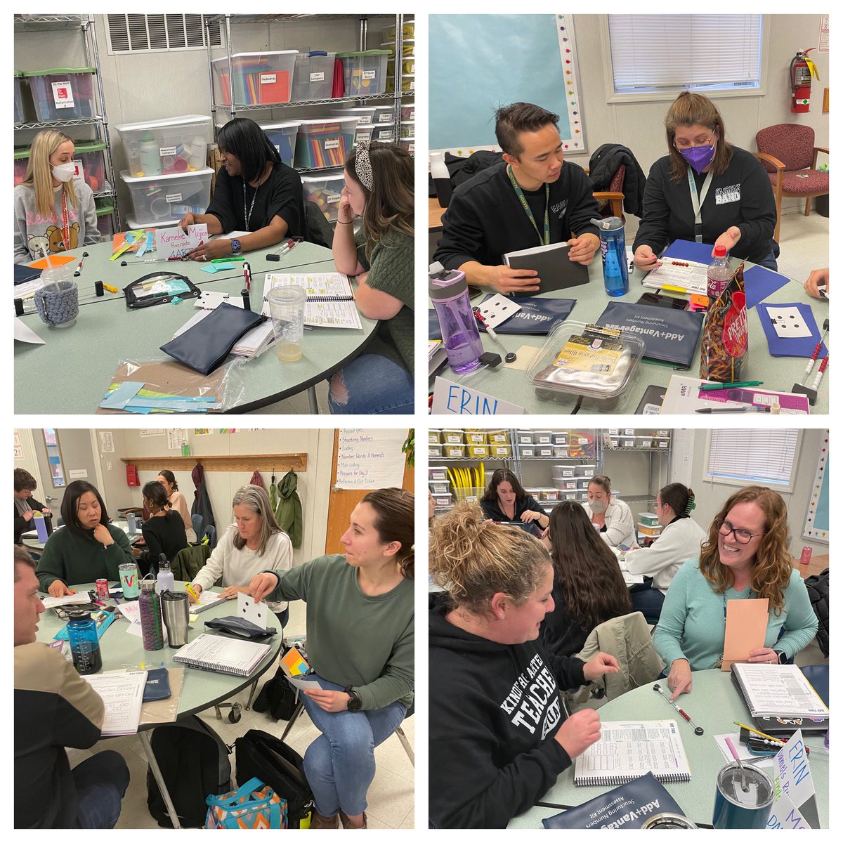 Erica__Beckett's tweet image. AVMR Day 2 was all about structuring numbers and number words and numerals @FairhillES @DanielsRunES @FCPSMcNairES @Lees_Corner_ES #MathRecovery