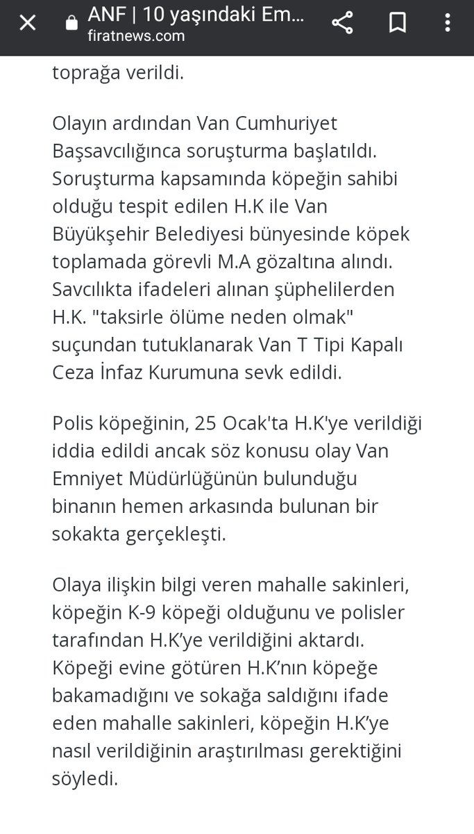 Seçim öncesi hain terör örgütü PKK'nın bu oyunun iclnde oldugu gözüküyor
 Türkiyede erislme kapalı olan slte Van'da çocuğun ölümüne polis köpeğinin sebep olduğunu yazarak bolge halkını kışkırtmaya girişmiştir.
Hep dedik köpek düşmanlığı terör iltisakli bir projedir <a href="/VanEmniyet/">Van Emniyet Müdürlüğü 🇹🇷</a>