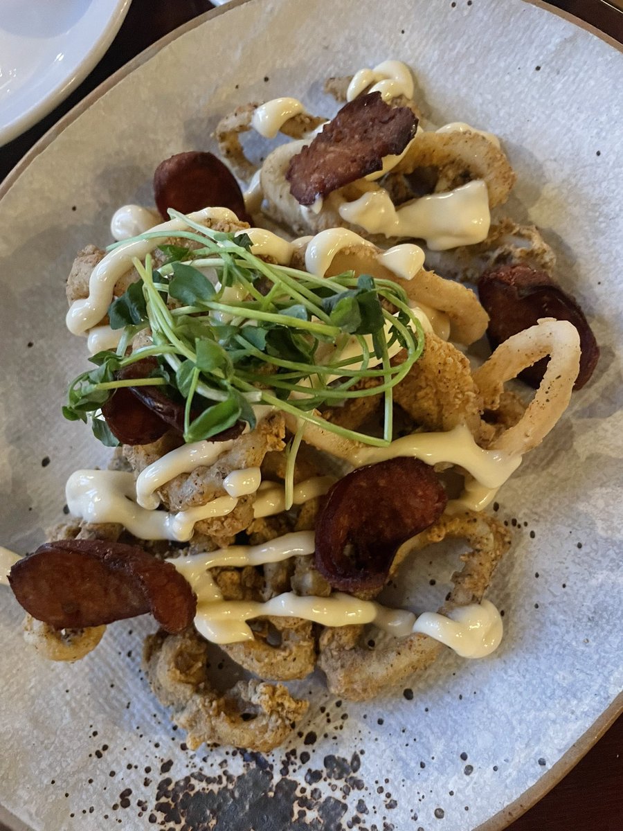 Another #winterdine 2023 at <a href="/ThePilotHousePE/">The Pilot House</a>!!  Calamari and striploin for the win!  Get out and support your local restaurants.  #pei #lovelocalpei