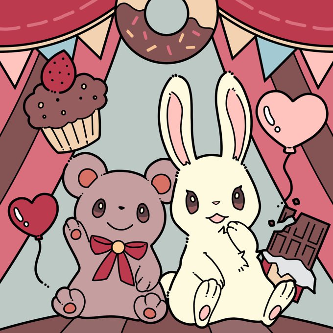 「bow chocolate bar」 illustration images(Latest)