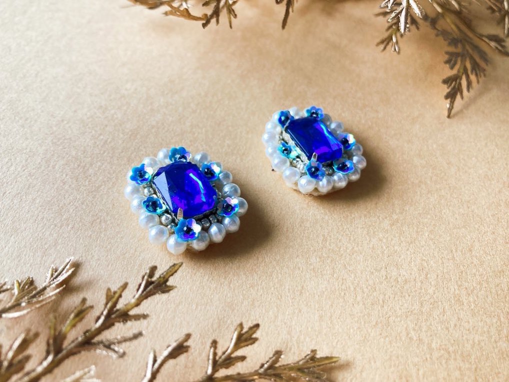 cadre_accessory's tweet photo. #アクセサリーは魔法

#ビーズ刺繍
#ハンドメイドアクセサリー https://t.co/G7CbN6y0RQ