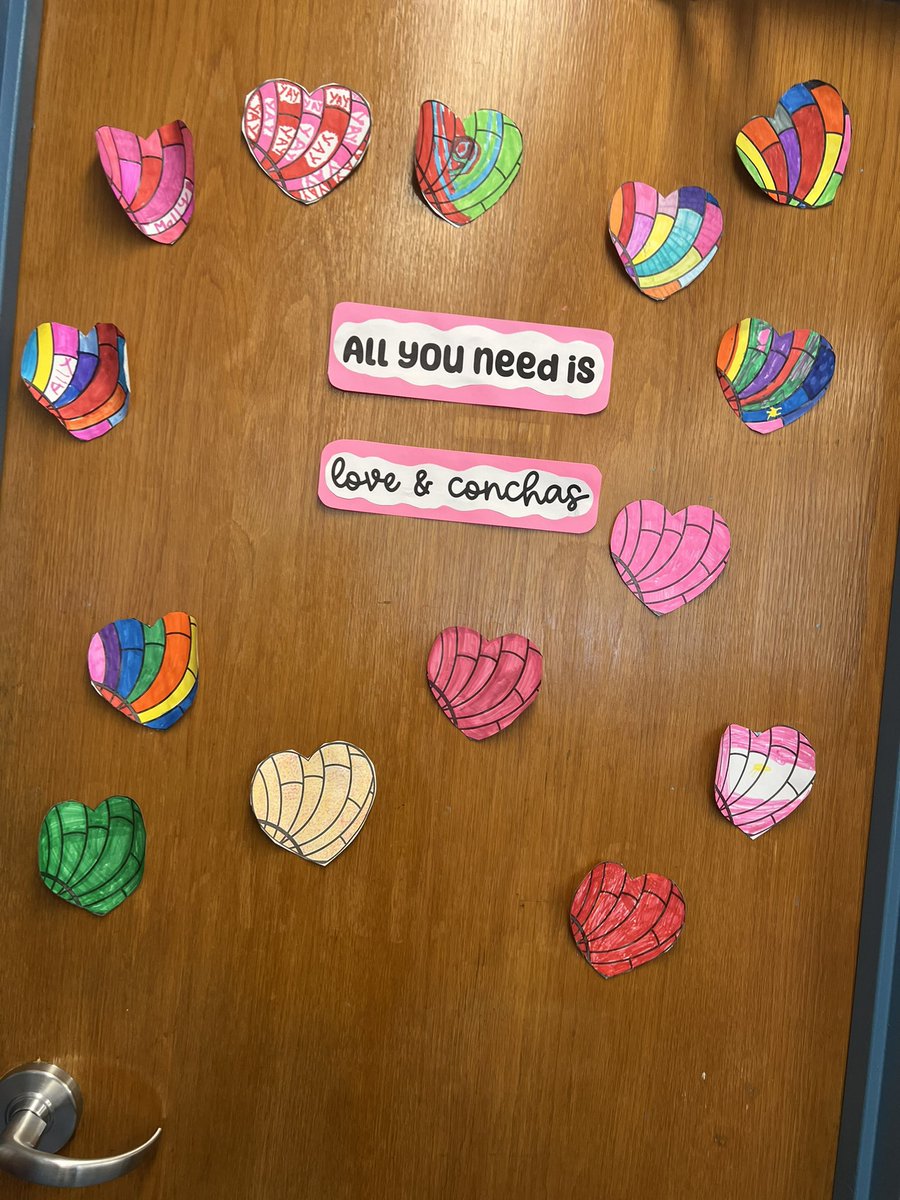 All you need is love and conchas ☕️💕 #Proudtobe15 #thirdgrade #duallanguage
