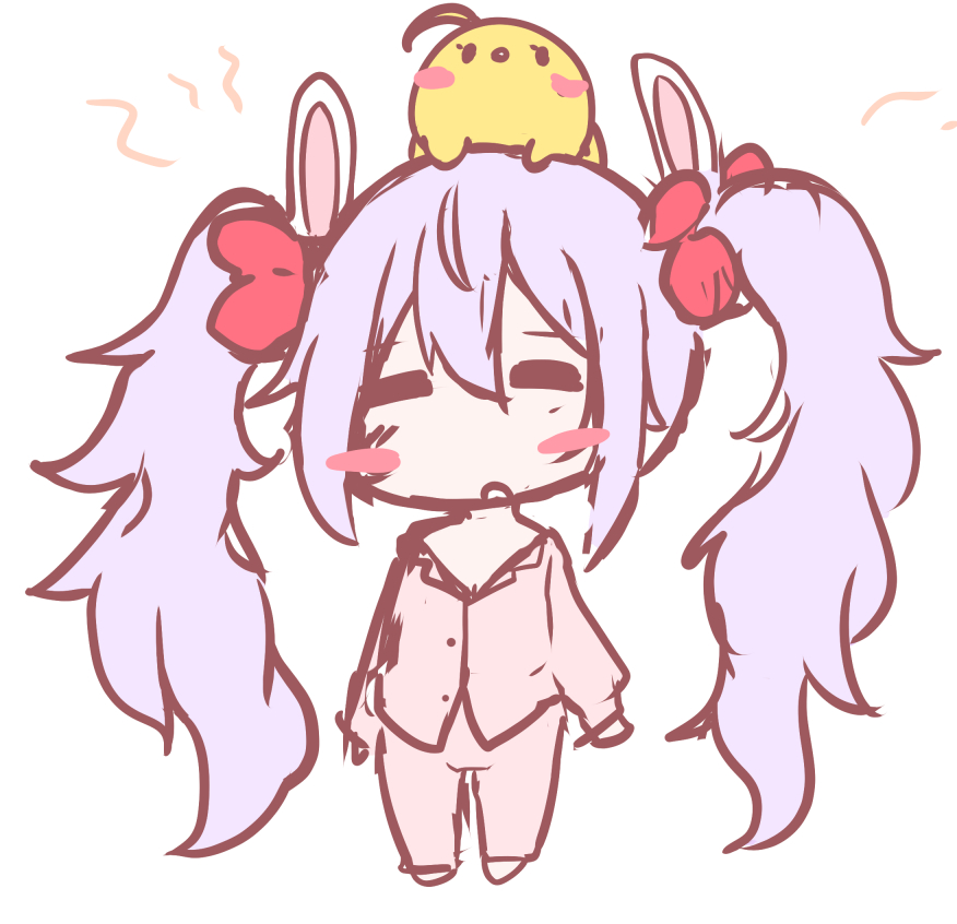 ラフィー(アズールレーン) ,饅頭(アズールレーン) 「おはよおおお ねぼすけなラフィーちゃん 」|Geo＠FANBOXはじめましたのイラスト