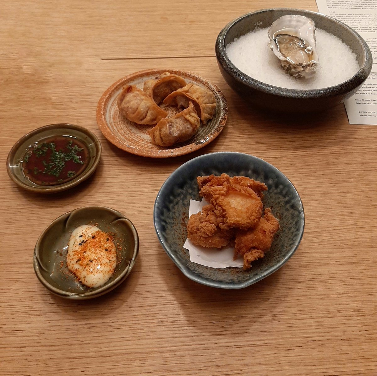 MichelinGuideUK's tweet image. The great start to dinner at Evernight izakaya left me thinking there’s a ‘y’ missing from the middle of their name
#NineElms