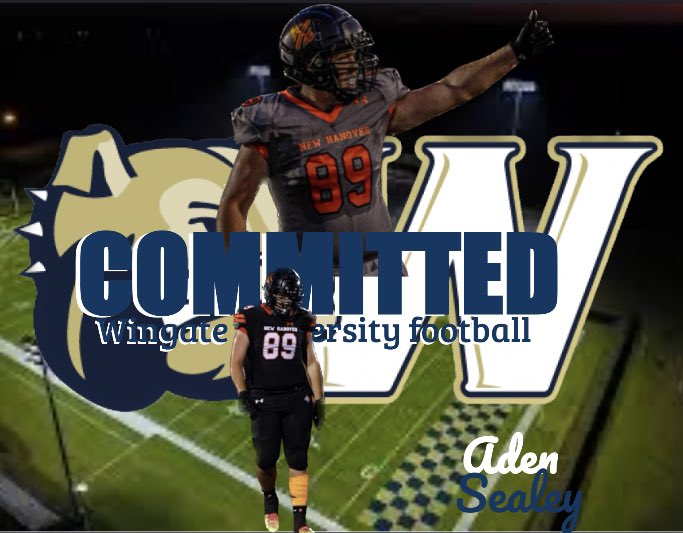 Blessed to announce that I will be continuing my academic and football career at Wingate University #ONEDOG <a href="/WingateFb/">Wingate Bulldogs Football</a> <a href="/BrianFolkerts/">Brian Folkerts</a>