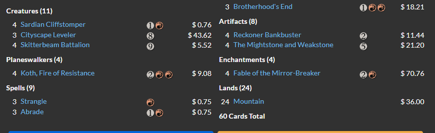 Will Erker on Twitter: "Big Red Koth is awkward in aggro decks bc the ...