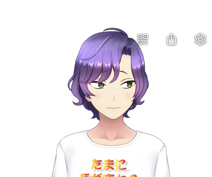 pixiv見てる時に広告出てたから遊んでたんだよね左:イケメンのノーマルの時の顔私:俺の魂が入った時の顔 