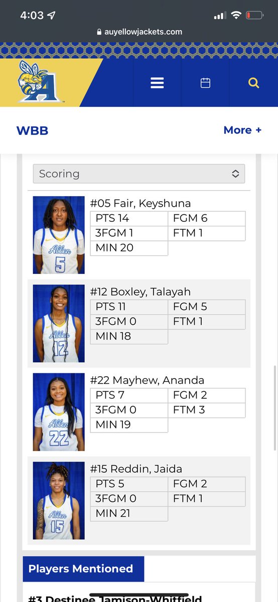 Dawgy got her first double double last night 👿‼️<a href="/t_talayahh/">talayah boxley</a>  #304