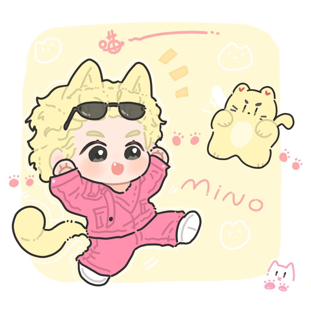 粉红小猫第二弹🐱💞
<a href="/official_mino_/">official_mino_</a> 🐾🐈

#宋旻浩 #MINO #WINNER #fanart #minofanart #송민호