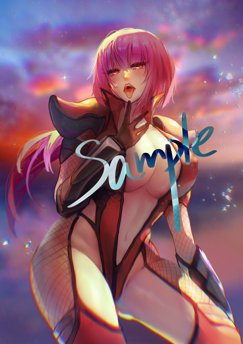 Commission 
#対魔忍　#朧　#Procreate #illustration #digitalart #ipadart