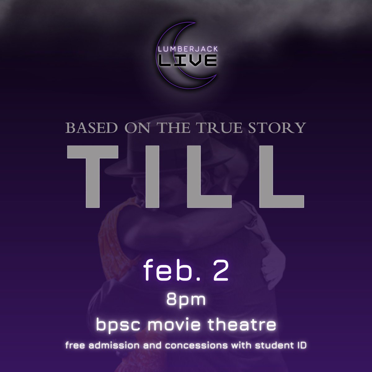 sfagetinvolved's tweet photo. ๐จ THIS THURSDAY ๐จ Weโre showing โTillโ right here on campus! ๐ฅ Come out and see this historic movie. Make sure to bring your student ID for free admission and concessions. ๐ฟ Weโll see you there! ๐
#JACKSGETINVOLVED #SFA23 #SFA24 #SFA25 #SFA26 #axeemjacks #lumberjacks #sfa https://t.co/TAmByJmLfV