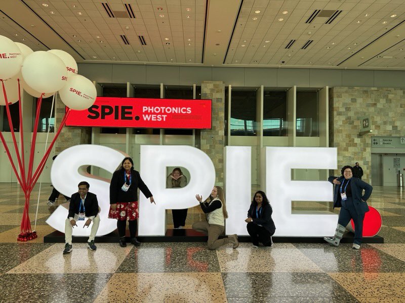 allisonsweeney_'s tweet photo. Loved attending my very first #PhotonicsWest with the iBIT Lab @valli_mallidi. Can’t wait for many more! https://t.co/kZ3doaJwp6