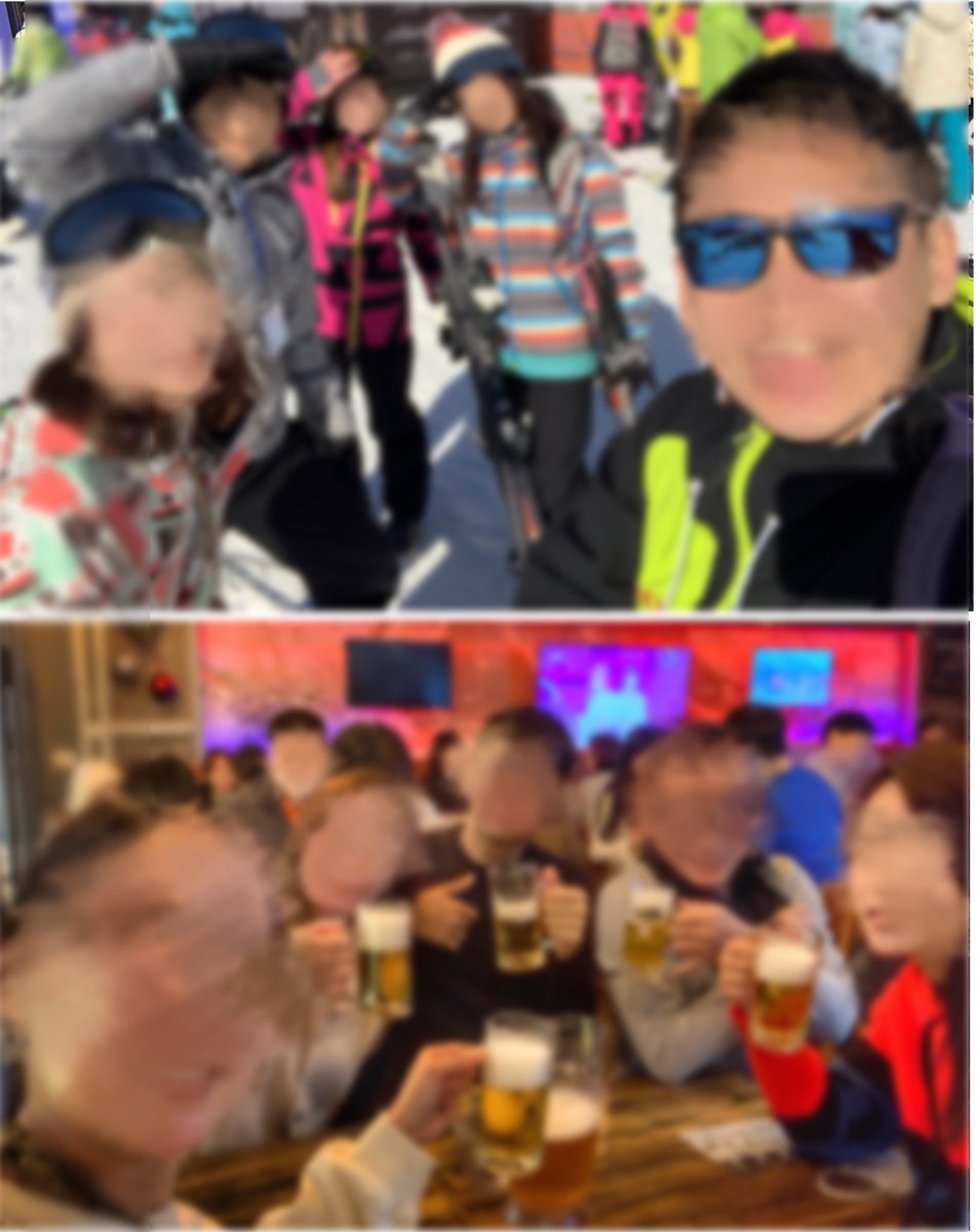 什麼樣的緣分，三對友誼能一直這樣維持著，一起唱歌、一起喝酒、一起渡假潛水、一起韓國滑雪⛷️。

當然同房激情絕不能少😈😈😈

#大家都很酷第一次滑雪就上手
#滑好滑滿兩天12時累到抬腿操
#夜半零下六度硬要拍個露出照
#天天乾杯燒酒瑪格利連喝六夜
#友誼長久期待下次新活動嘗試

歡迎各種旅行邀約😘 https://t.co/dWKZqTEjYx