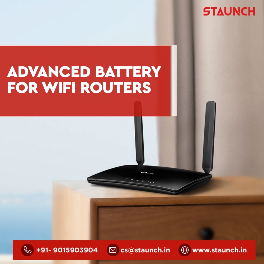 staunch_india's tweet photo. Staunch Li-ion batteries for your power backed Wifi Routers.

#staunchindia #staystaunch #wifirouter #lithiumbattery #oembattery #environment #renewableenergy #climatechange https://t.co/np1CShV4Wg