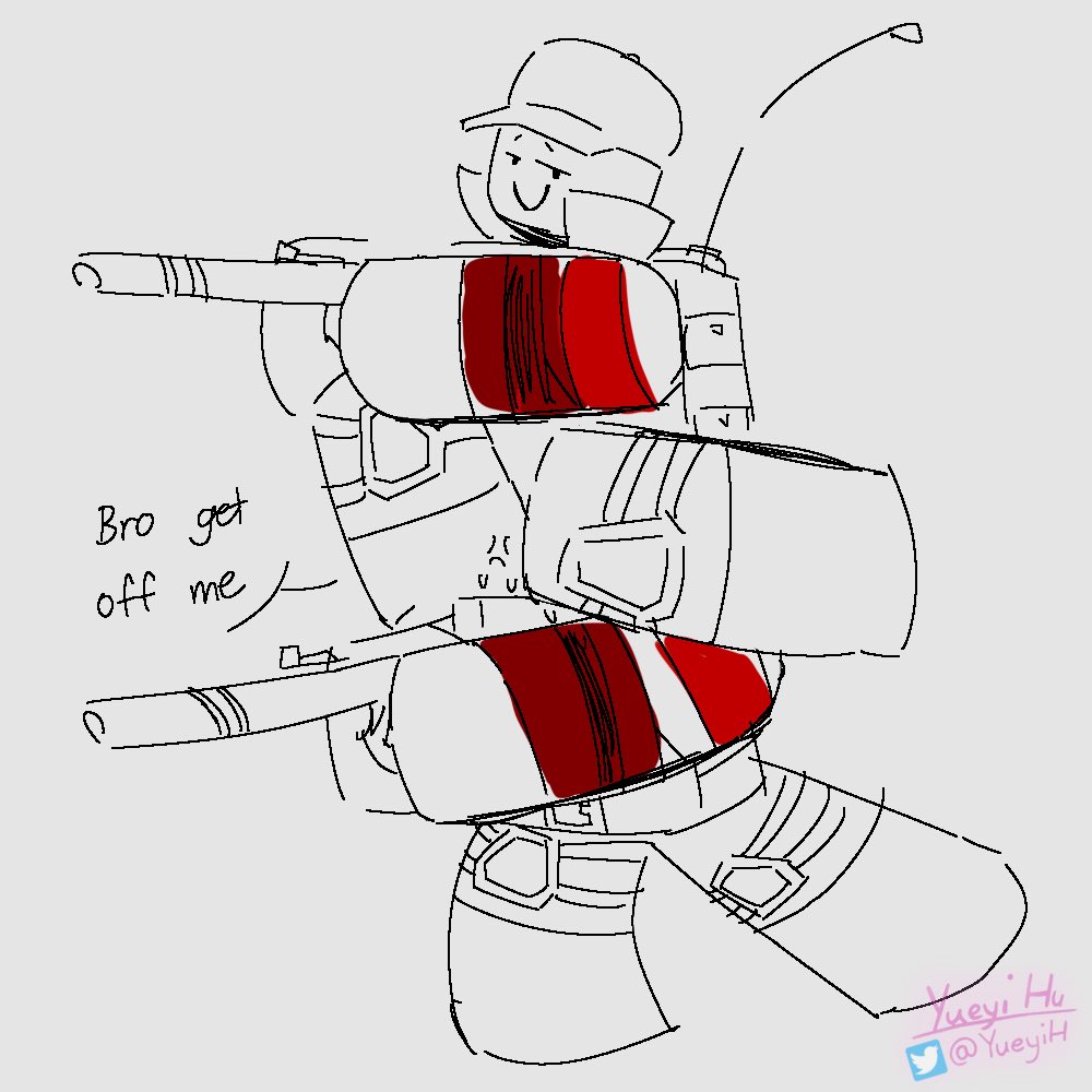 i did drawing of rebel from game called evade. #roblox #robloxart