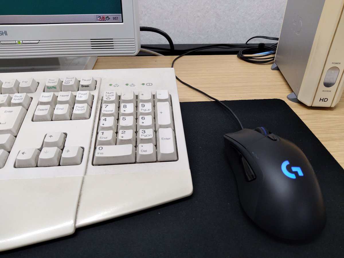 Taka777_GAMES's tweet photo. Windows98にLogicoolG403
非常に使いやすいです
#Logicool #G403 #ロジクール https://t.co/aaoYSRcOKo