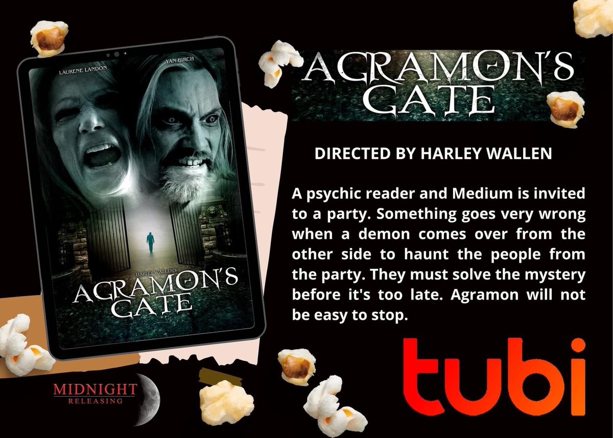 Agramon’s Gate
It Feeds On Your Fears

TRAILER AND ALL AVAILABLE STREAMING CHANNELS
midnightreleasing.com/filmcatalog/ag…