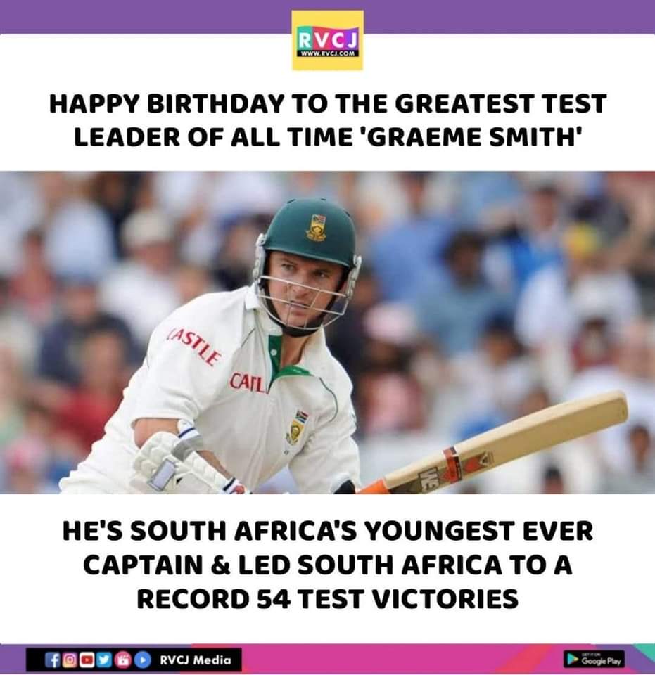 Happy Birthday Graeme Smith!  