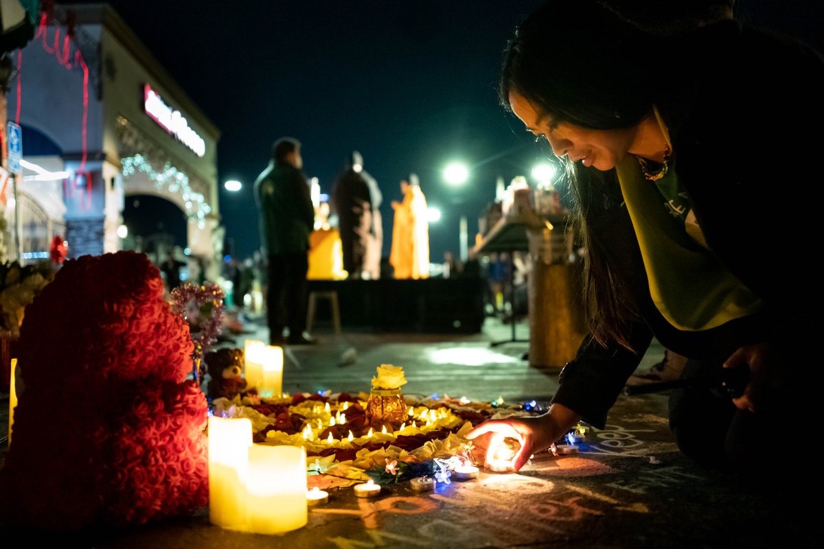 vidcrane's tweet photo. Monks from the #DharmaDrum Mountain Center performed chants and blessings for the victims of the Star Dance Studio shooting Tuesday.  11 seniors were killed by a gunman at the studio as they attended a dance last Saturday evening.   #massshooting  #Stardance https://t.co/ZLjizxHKum