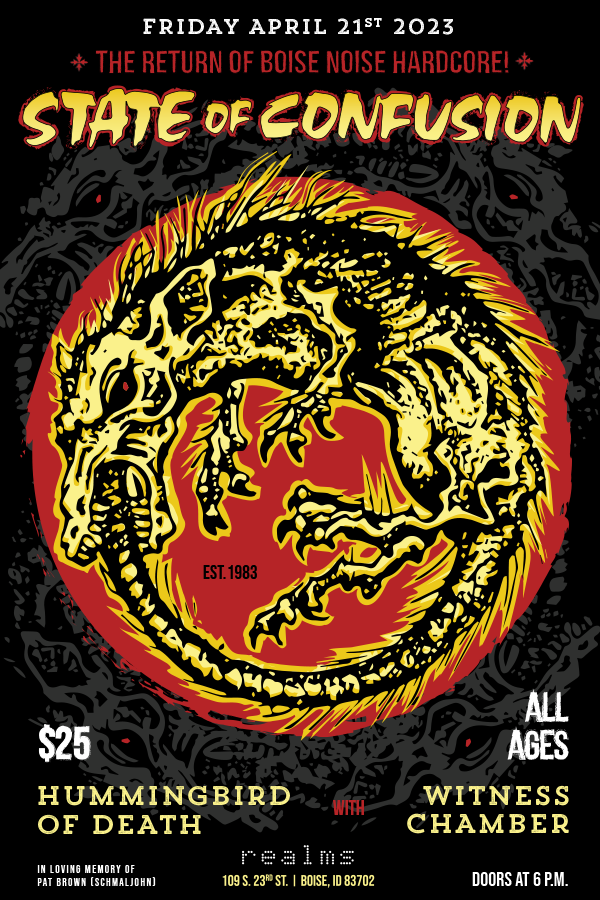 6_3millionacres's tweet photo. Twitter ain't lighting up for SOC, but we appreciate the small number of you who stop by. Here are the posters for the upcoming SOC shows in Boise April 21st & 22nd at cool venues with cool bands! #punk #hardcore #punkrock #punkshows #Boise https://t.co/tcvDCD1vdA