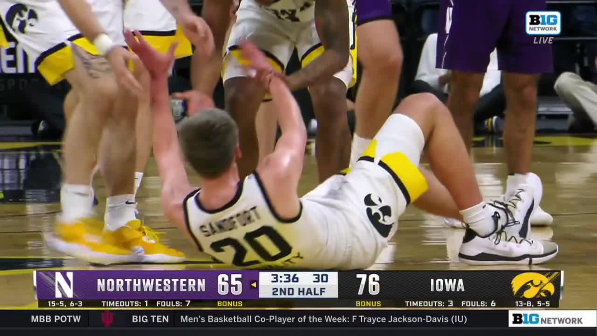 Iowa On BTN on Twitter "How, Payton Sandfort?! 👀 payton_20_ x IowaHoops"
