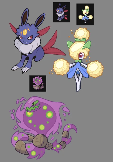 Some more Pokémon fusions!!!! 