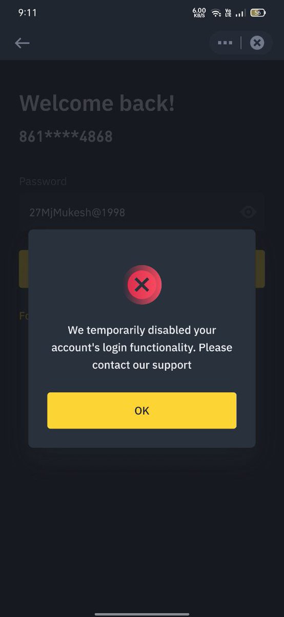 I am unable to login binance right now. Please guys support me. Mail binance  open Indialive account, to help me get our INDIALIVE back