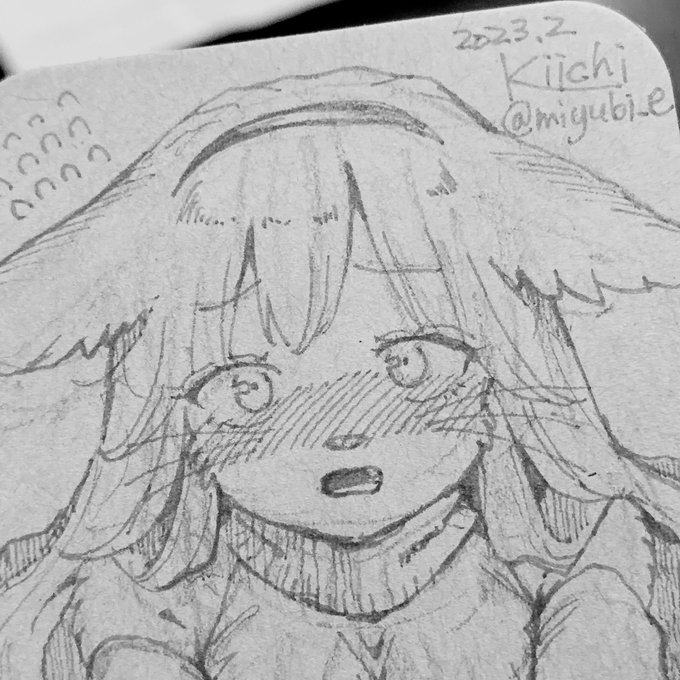 日記用イラスト描いたけど日記の内容が思い浮かばない😯 