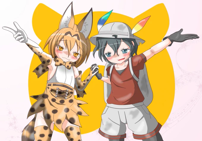 つまりこれからも、どうかよろしくね!#けものフレンズ#獣友童心絵#けものフレンズ放送6周年 