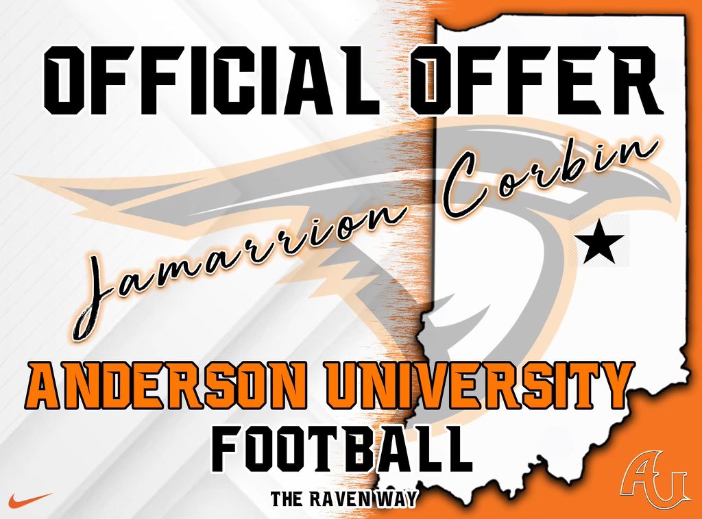 After a great talk with <a href="/CoachMonte_/">LaMont Johnson</a> I’m Blessed and Honored to receive my 4th Offer from Anderson University !! 🧡🖤🤍 <a href="/CCHSCoach5/">Craig Puckett</a> <a href="/RecruitGeorgia/">Recruit Georgia</a>