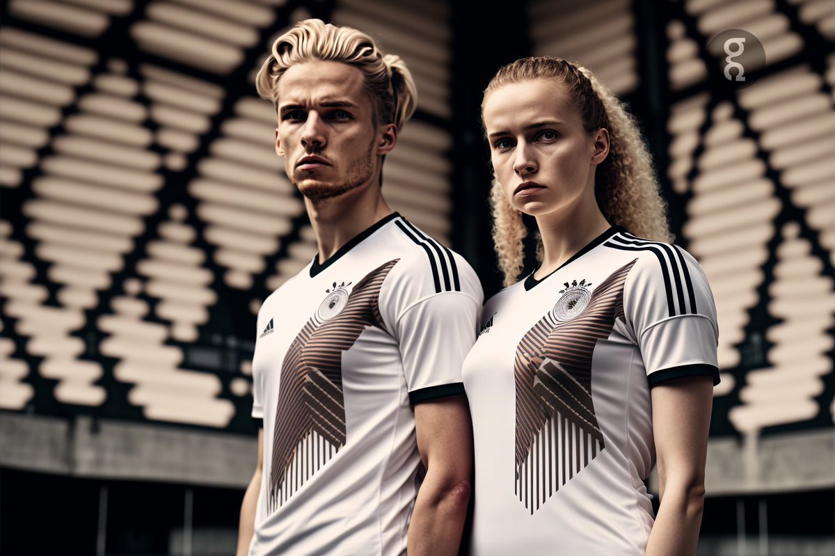 webpanic's tweet image. Estuve probando durante unas semanas #midjourney y luego de ver las imágenes generadas por rupertgraphic, pensé en probar unos prompts para generar concepts de ideas que hace tiempo quiero desarrollar. Arranco con #Alemania #FootballAI #midjourneyAi #Aigenerated