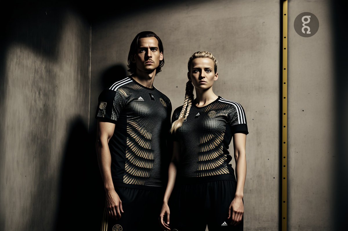 webpanic's tweet image. Estuve probando durante unas semanas #midjourney y luego de ver las imágenes generadas por rupertgraphic, pensé en probar unos prompts para generar concepts de ideas que hace tiempo quiero desarrollar. Arranco con #Alemania #FootballAI #midjourneyAi #Aigenerated