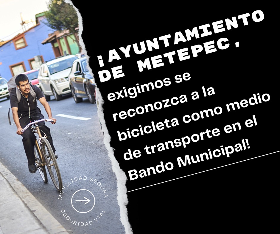 RuedaMetepec's tweet photo. Abrimos hilo dónde se involucran al @MetepecGobierno: El 13 de enero ingresamos al #AyuntamientoMetepec petición y propuestas de modificaciones al Bando Municipal para que esté 5 de febrero pudiéramos celebrar que por fin tenemos un Bando Municipal que de pie a una ciudad humana https://t.co/YoXSNqsrzN