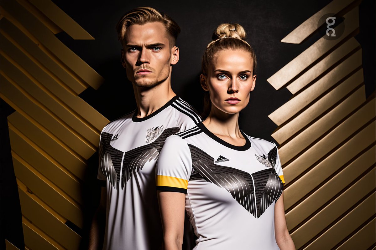 webpanic's tweet image. Estuve probando durante unas semanas #midjourney y luego de ver las imágenes generadas por rupertgraphic, pensé en probar unos prompts para generar concepts de ideas que hace tiempo quiero desarrollar. Arranco con #Alemania #FootballAI #midjourneyAi #Aigenerated